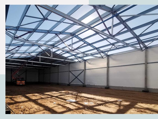 Строительство сенохранилищ в Амурске