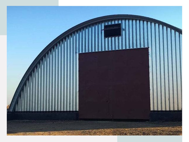Бескаркасные ангары в Амурске