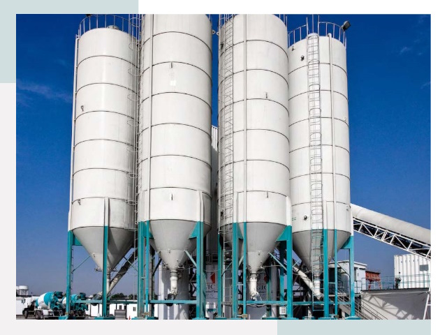 Строительство цементных силосов в Амурске