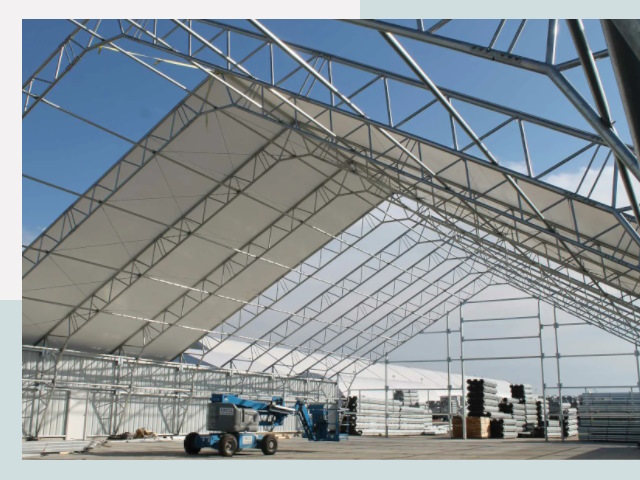 Каркасно-тентовые сооружения от СтальСтрой-Мрс по цене 620 руб.