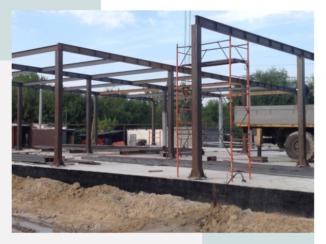 Фундамент для ангаров в Амурске